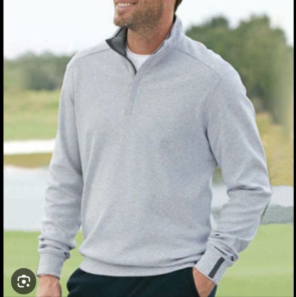 Bobby Jones signature leaderboard pima 1/4 zip